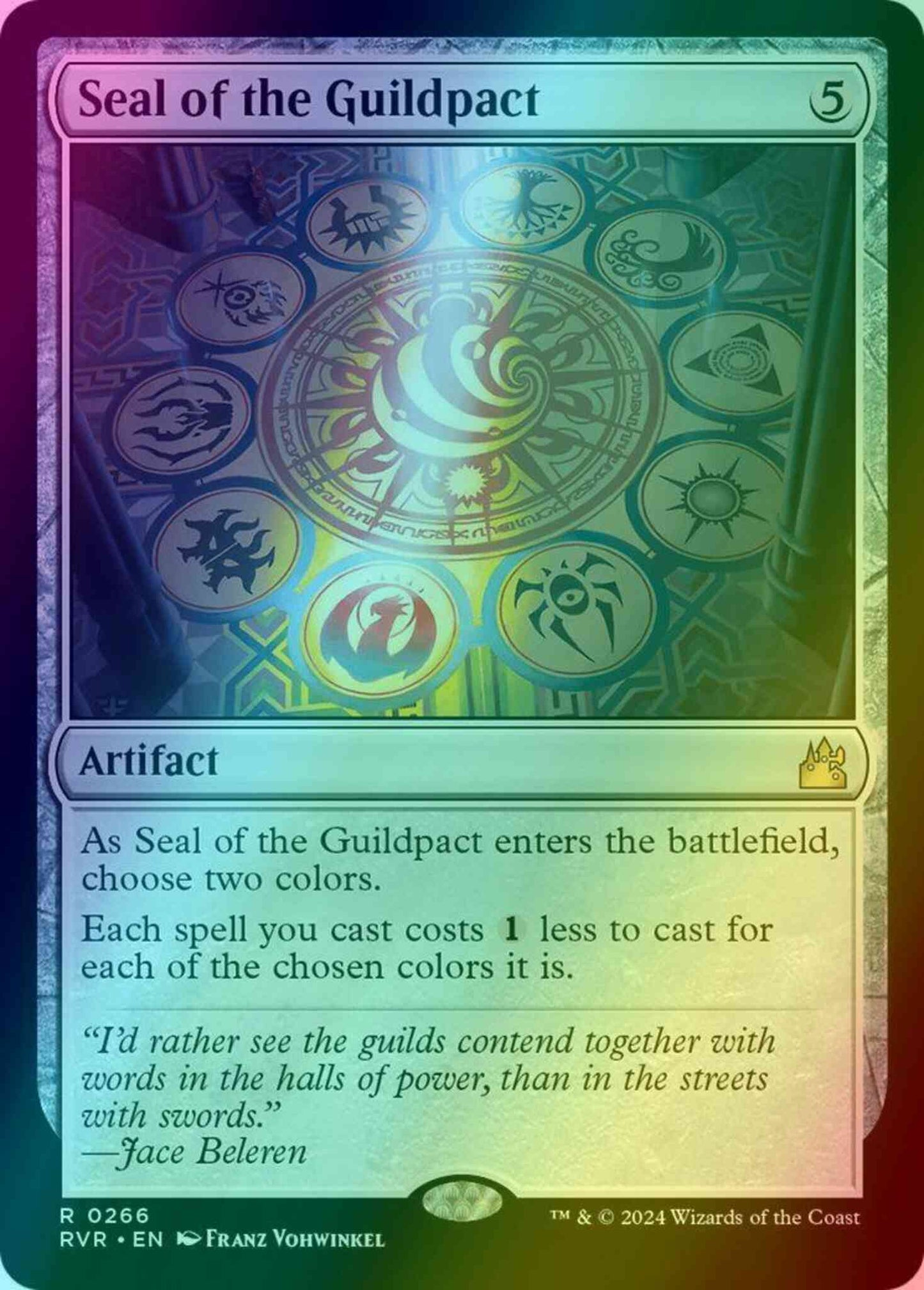 Seal of the Guildpact [266] [Ravnica Remastered] [Foil]