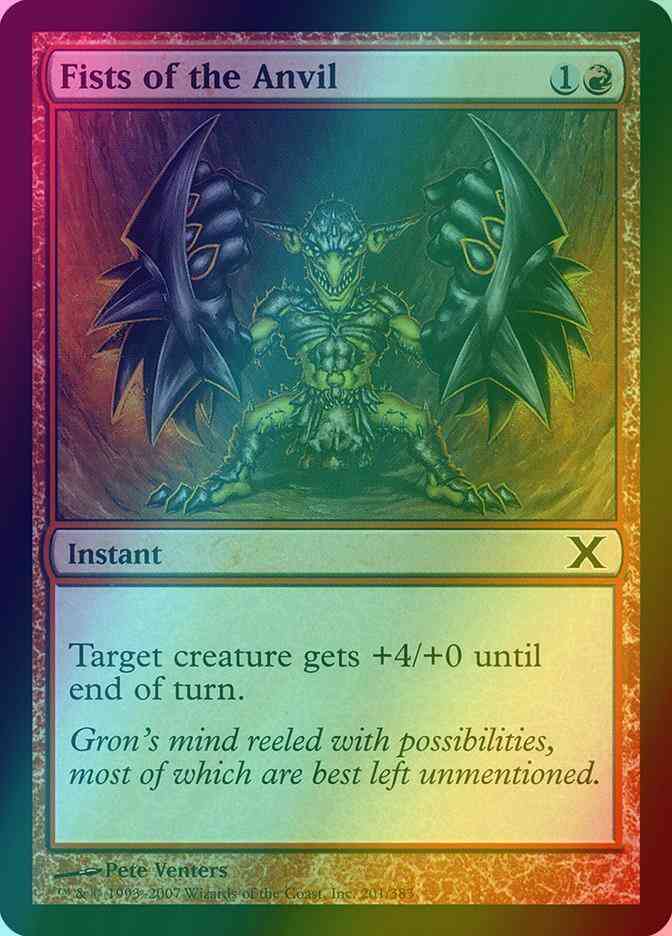 Fists of the Anvil [201] [Tenth Edition] [Foil]