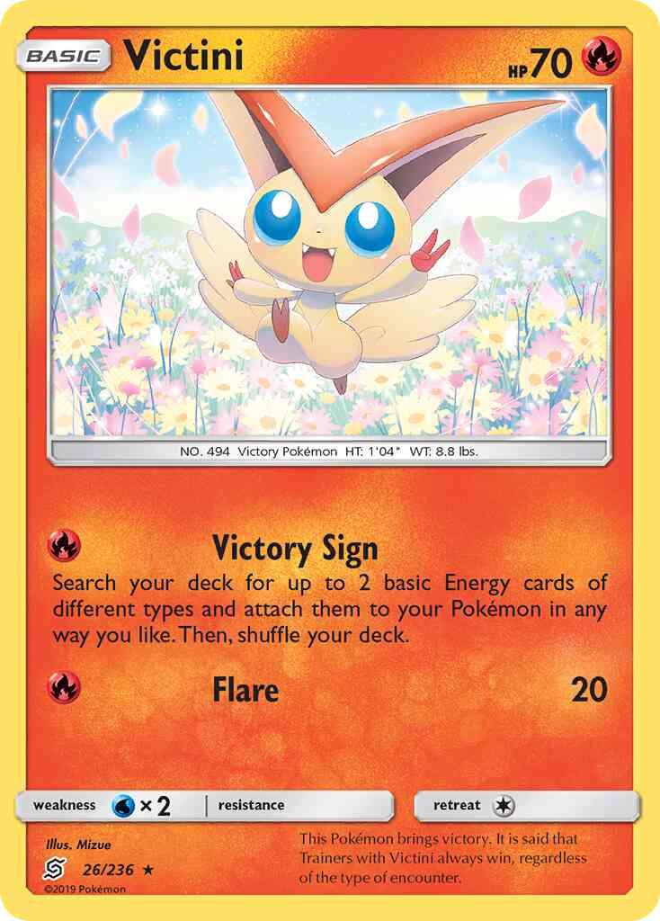 Victini - 26/236 - Rare Holo [sm11-26] [Holo]