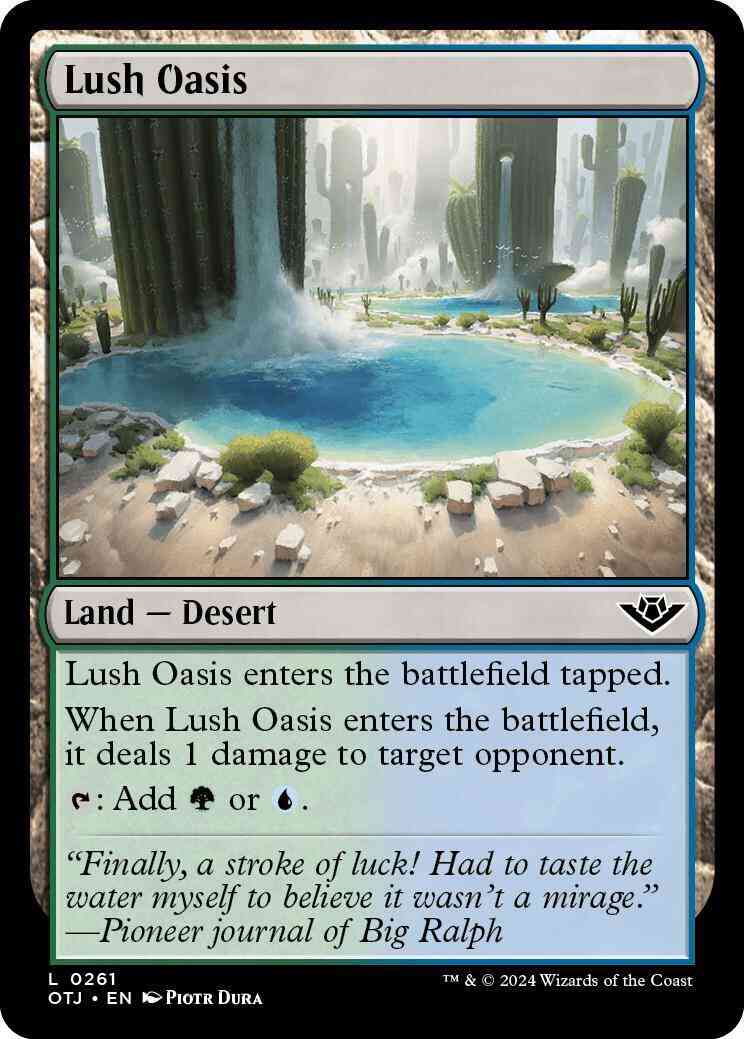 Lush Oasis [261] [Outlaws of Thunder Junction] [Non-Foil]