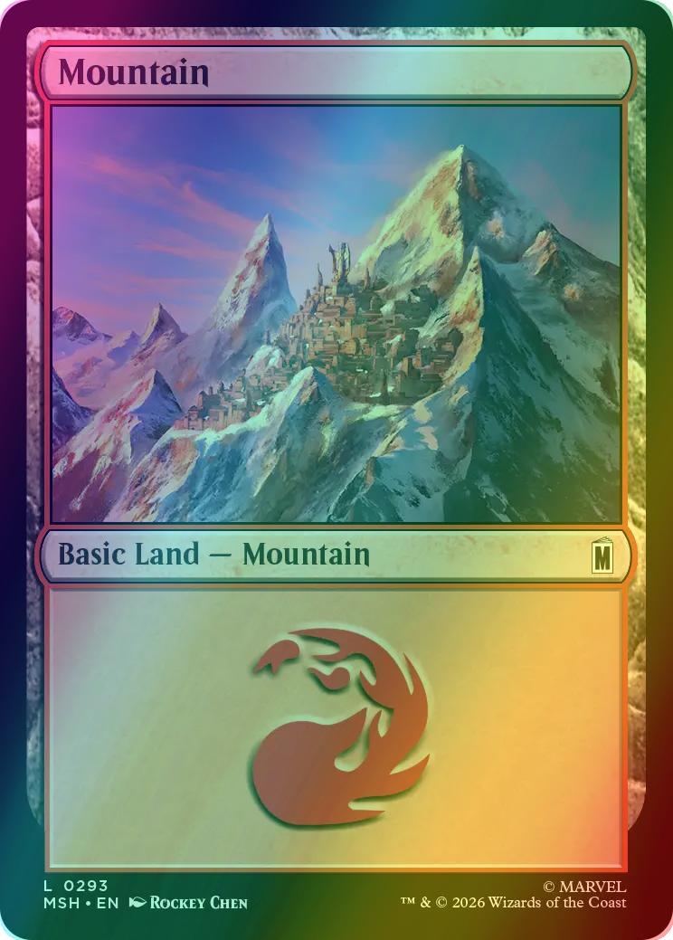 Mountain [293] [Marvel Super Heroes] [Foil]