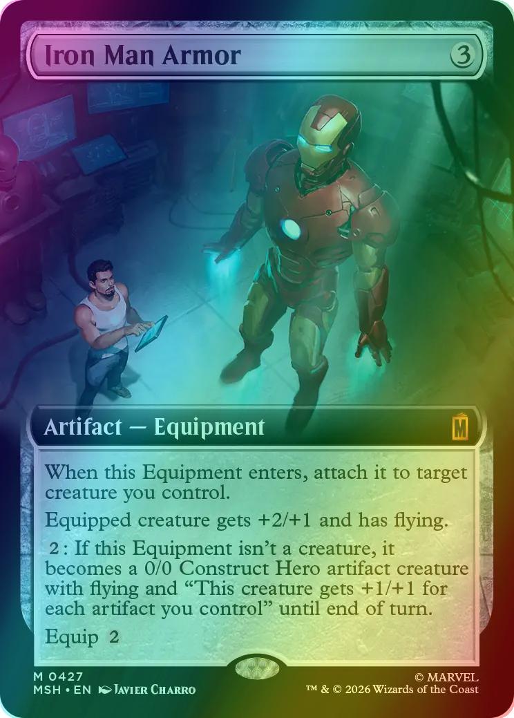 Iron Man Armor [427] [Extended Art] [Marvel Super Heroes] [Foil]