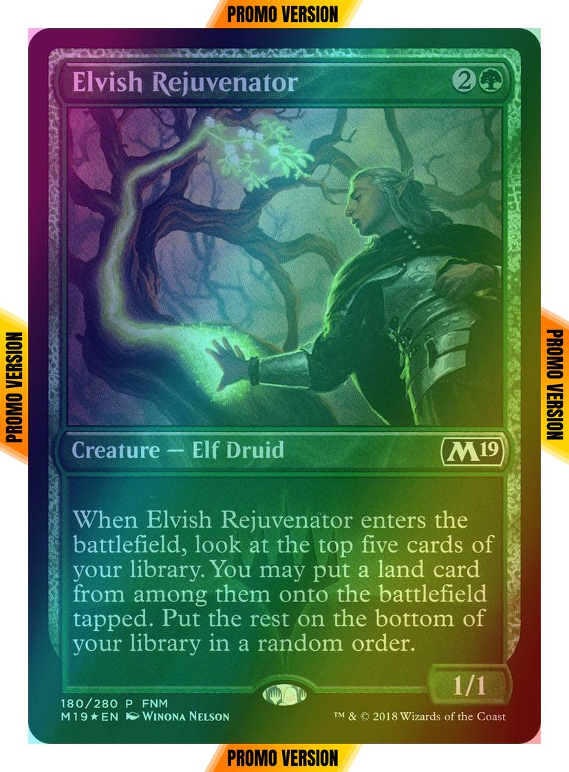 Elvish Rejuvenator [180] [Core Set 2019 Promos] [Foil]