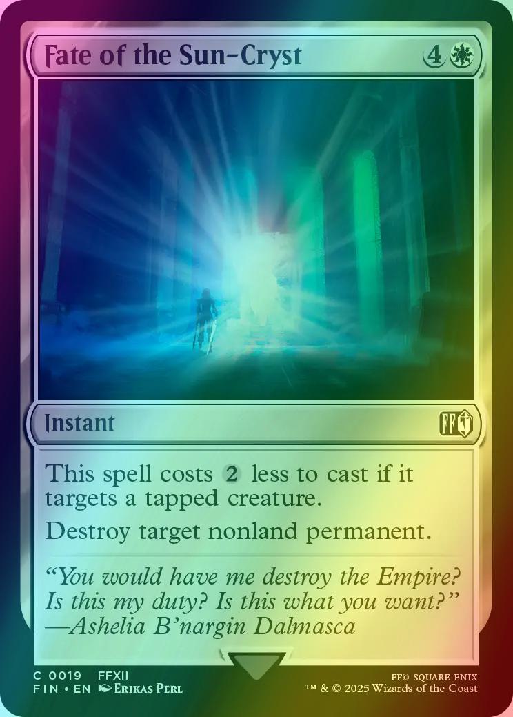 Fate of the Sun-Cryst [19] [FINAL FANTASY] [Foil]