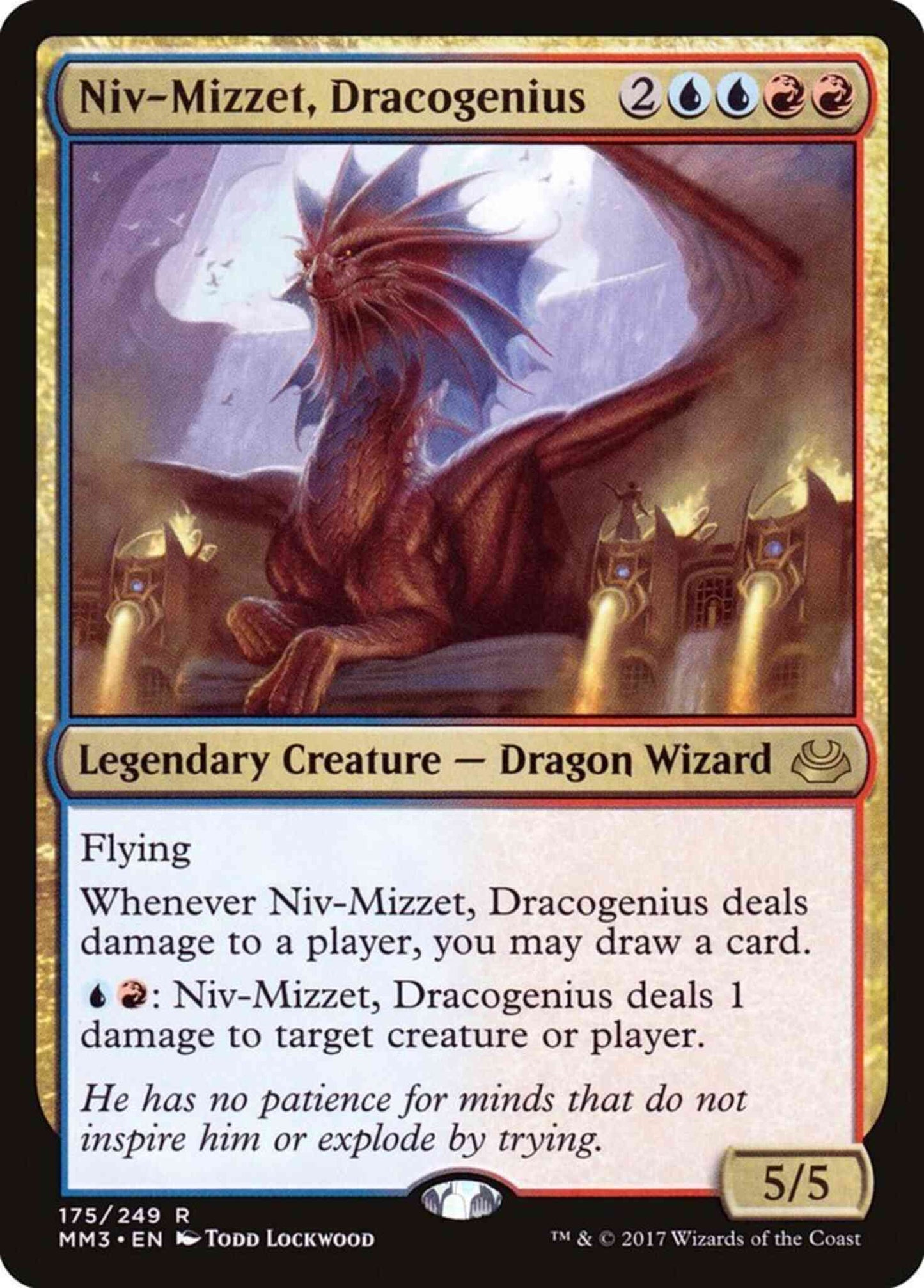 Niv-Mizzet, Dracogenius [175] [Modern Masters 2017] [Non-Foil]