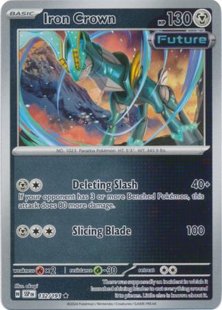 Iron Crown - 132/191 - Rare [sv08-132] [Reverse Holo]