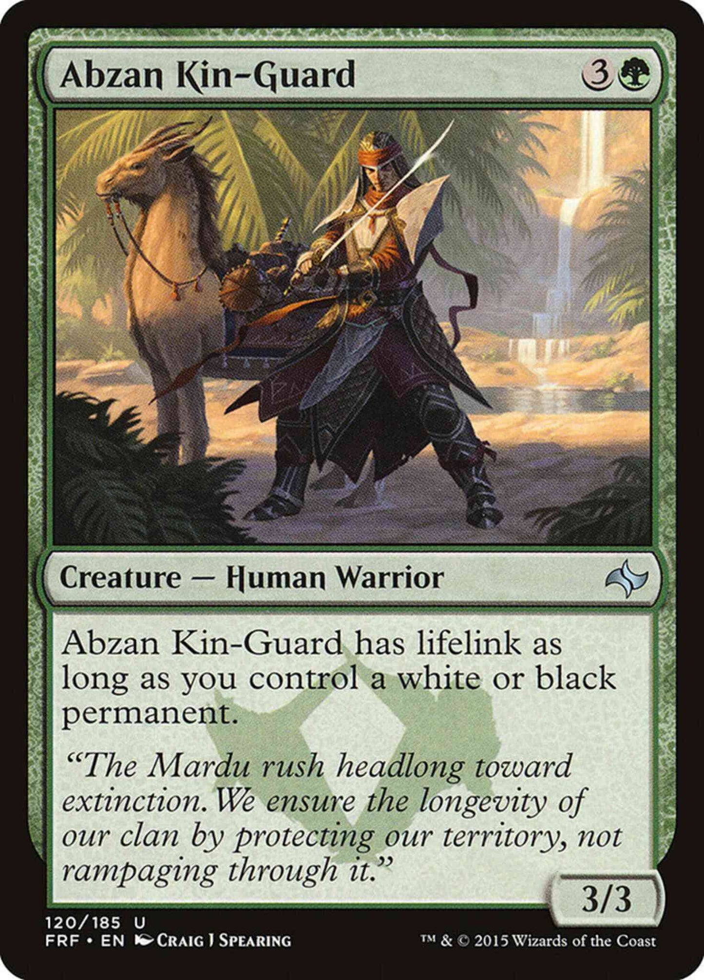 Abzan Kin-Guard [120] [Fate Reforged] [Non-Foil]