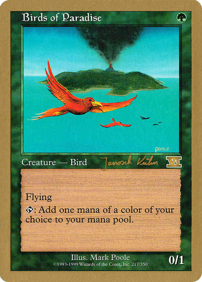 Birds of Paradise [jk217] [Janosch Kuhn] [World Championship Decks 2000] [Non-Foil]