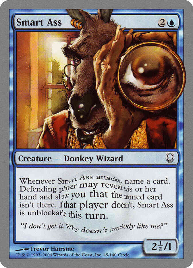 Smart Ass [45] [Unhinged] [Non-Foil]
