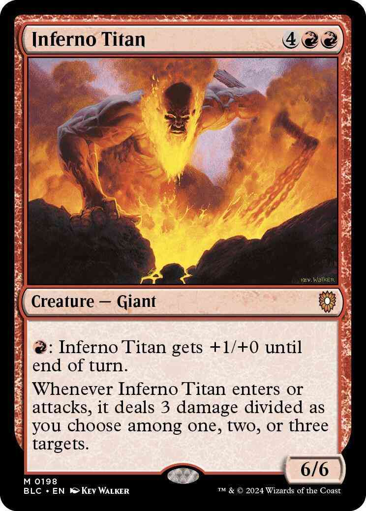 Inferno Titan [198] [Bloomburrow: Commander] [Non-Foil]