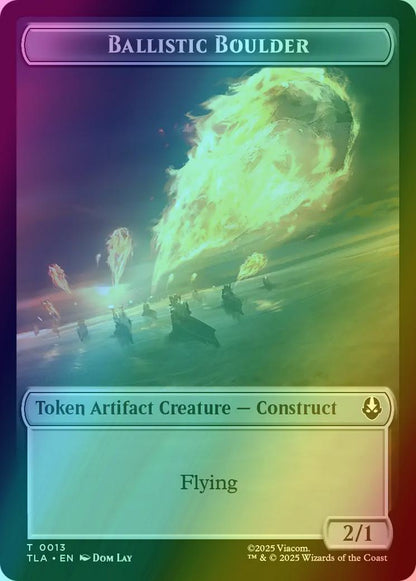 Ballistic Boulder Token (13) // Soldier Token (11) [Avatar: The Last Airbender: Tokens] [Foil]