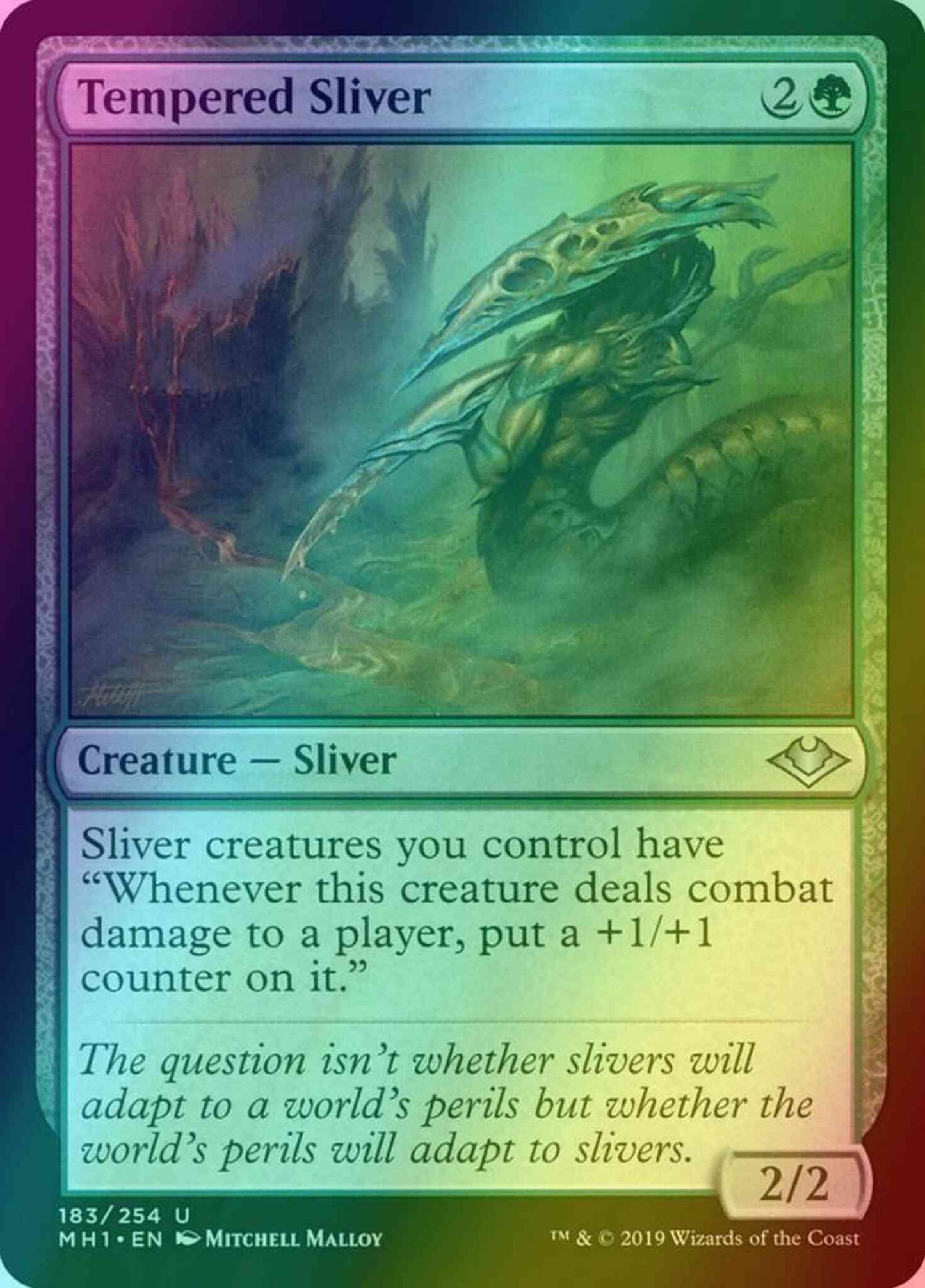 Tempered Sliver [183] [Modern Horizons] [Foil]