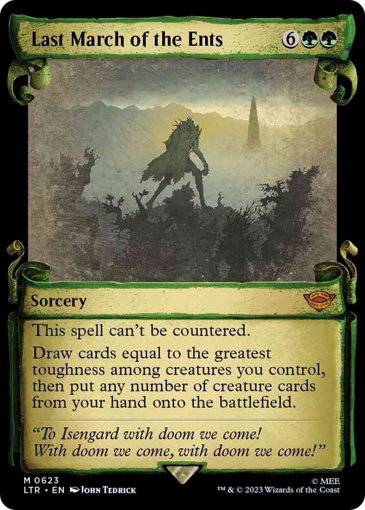 Last March of the Ents [623] [Scrolls Showcase] [The Lord of the Rings: Tales of Middle-earth] [Non-Foil]