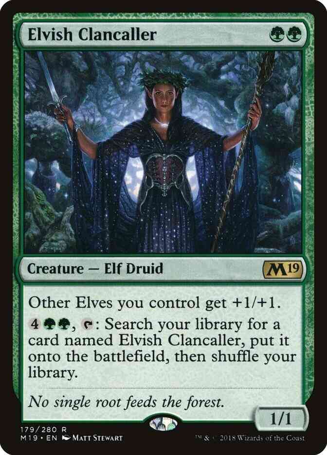 Elvish Clancaller [179] [Core Set 2019] [Non-Foil]
