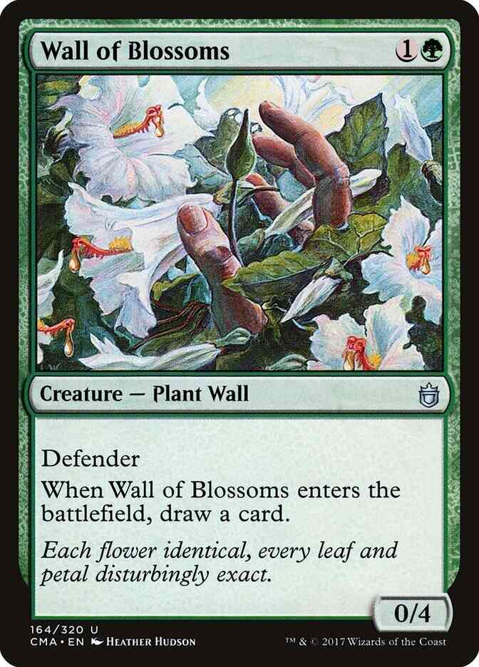 Wall of Blossoms [164] [Commander Anthology] [Non-Foil]