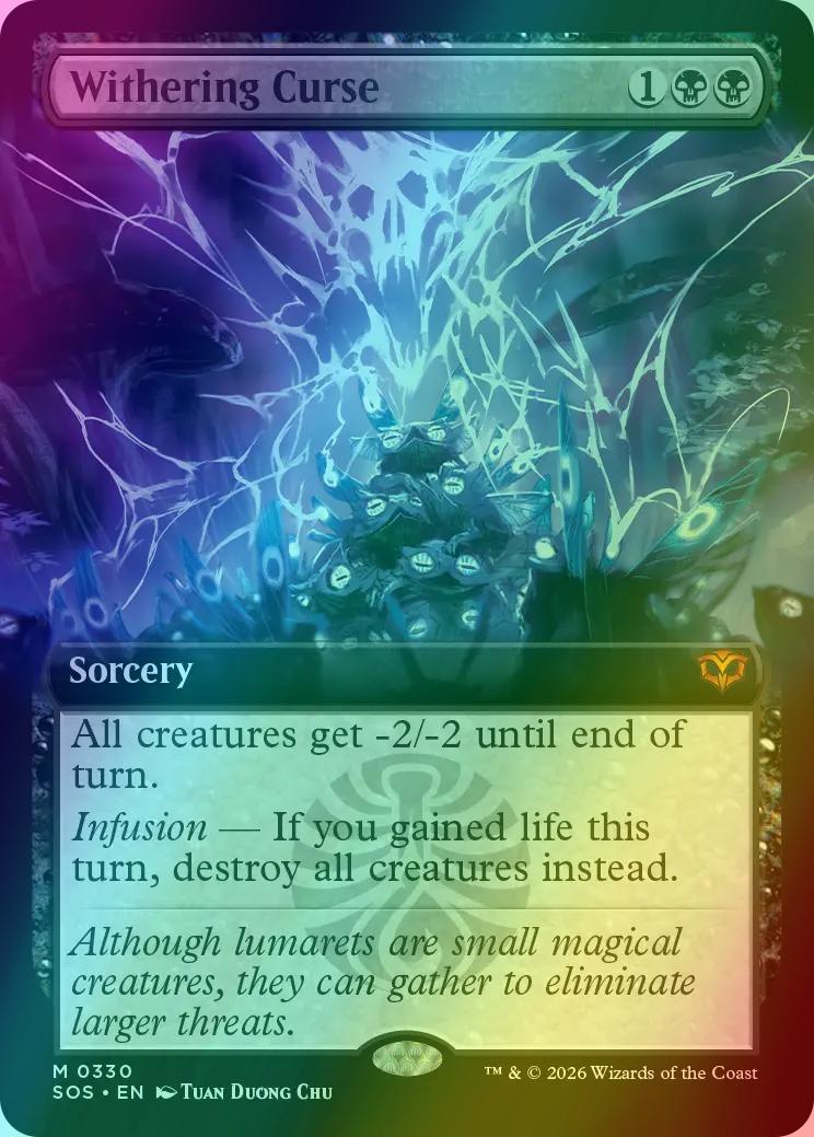 Withering Curse [330] [Extended Art] [Secrets of Strixhaven] [Foil]