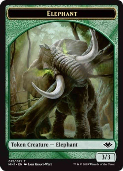 Bird Token (03) // Elephant Token (12) [Modern Horizons Tokens] [Non-Foil]
