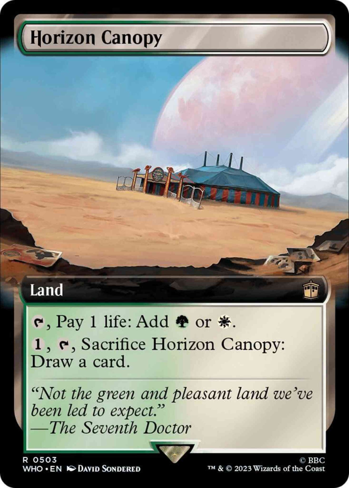 Horizon Canopy [503] [Extended Art] [Universes Beyond: Doctor Who] [Non-Foil]