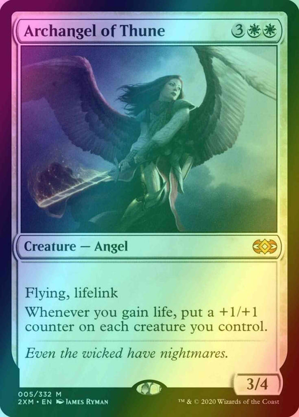 Archangel of Thune [5] [Double Masters] [Foil]