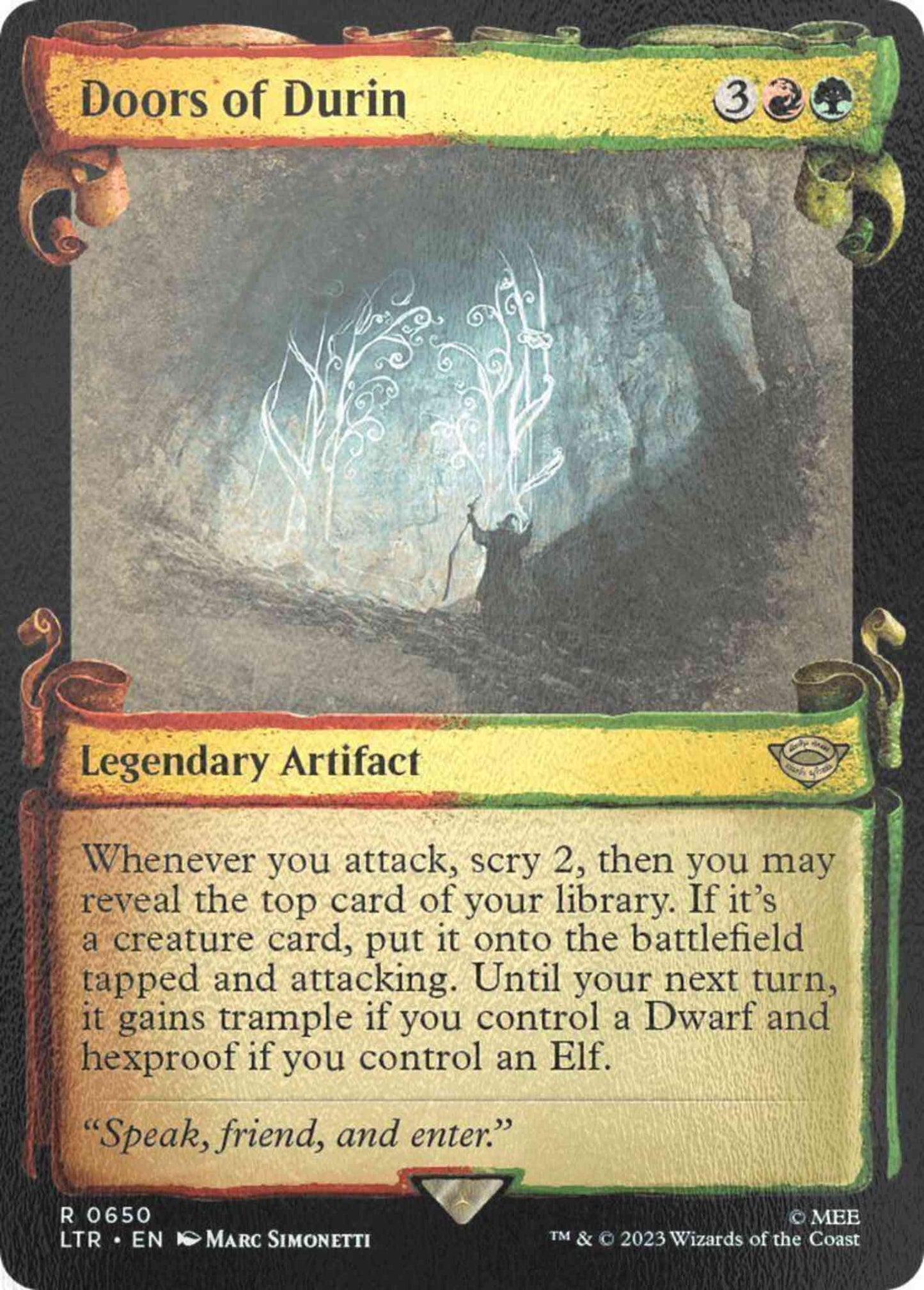 Doors of Durin [650] [Scrolls Showcase] [The Lord of the Rings: Tales of Middle-earth] [Silver Foil]
