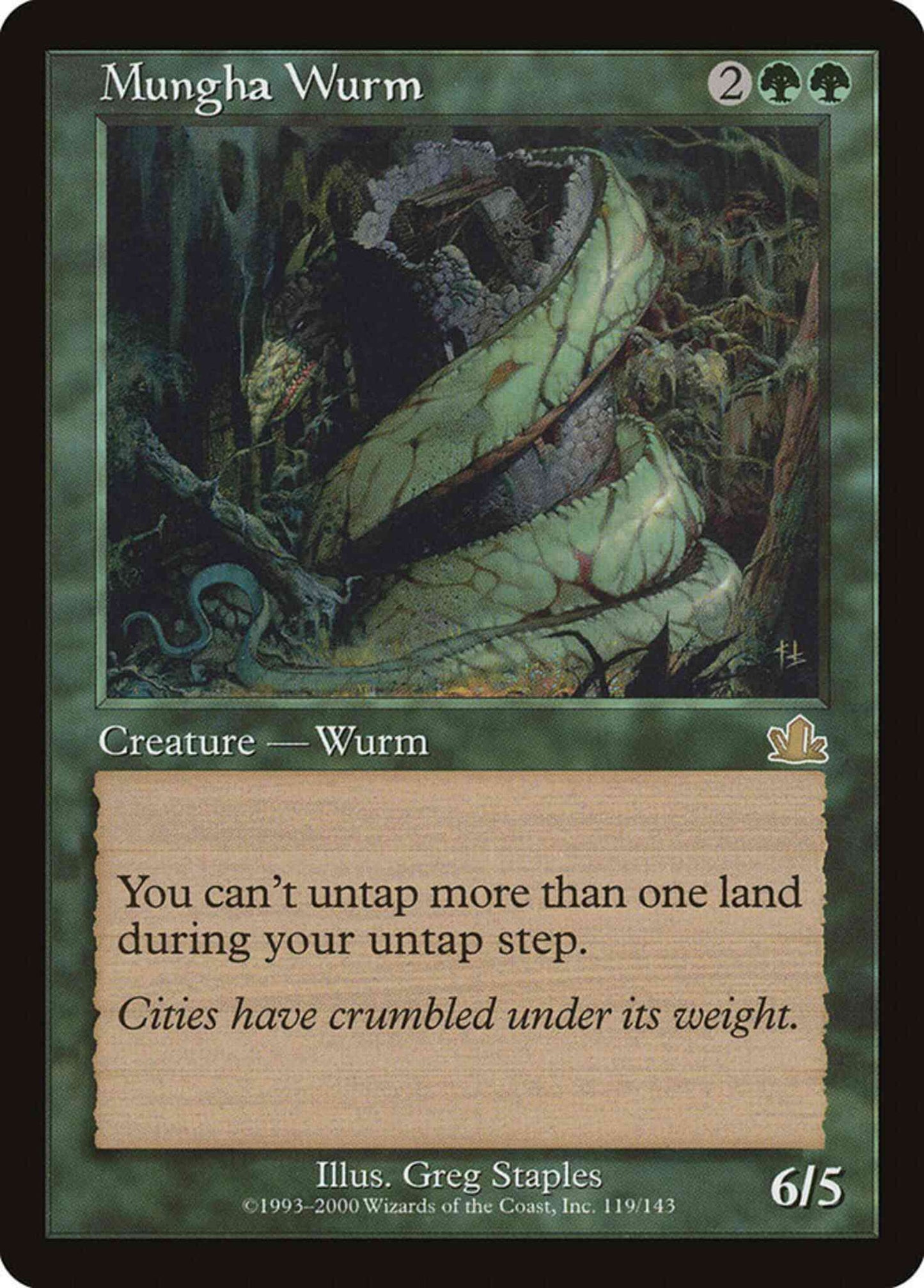Mungha Wurm [119] [Prophecy] [Non-Foil]