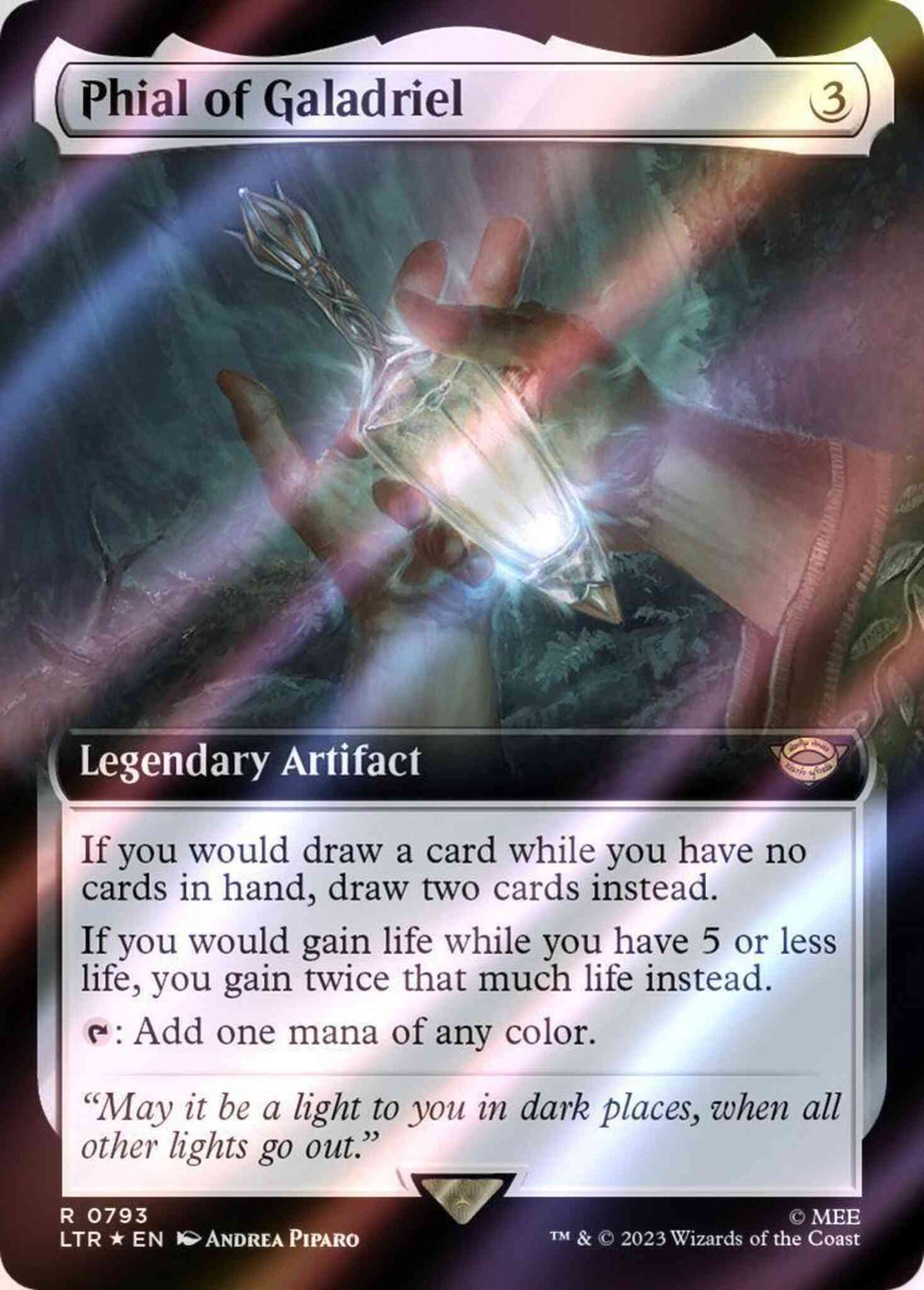 Phial of Galadriel [793] [Extended Art] [The Lord of the Rings: Tales of Middle-earth] [Surge Foil]