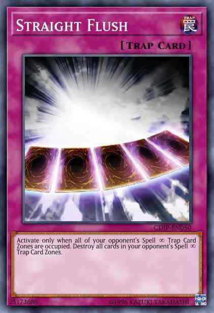 Straight Flush - CDIP-EN050 - Common - 1st Edition