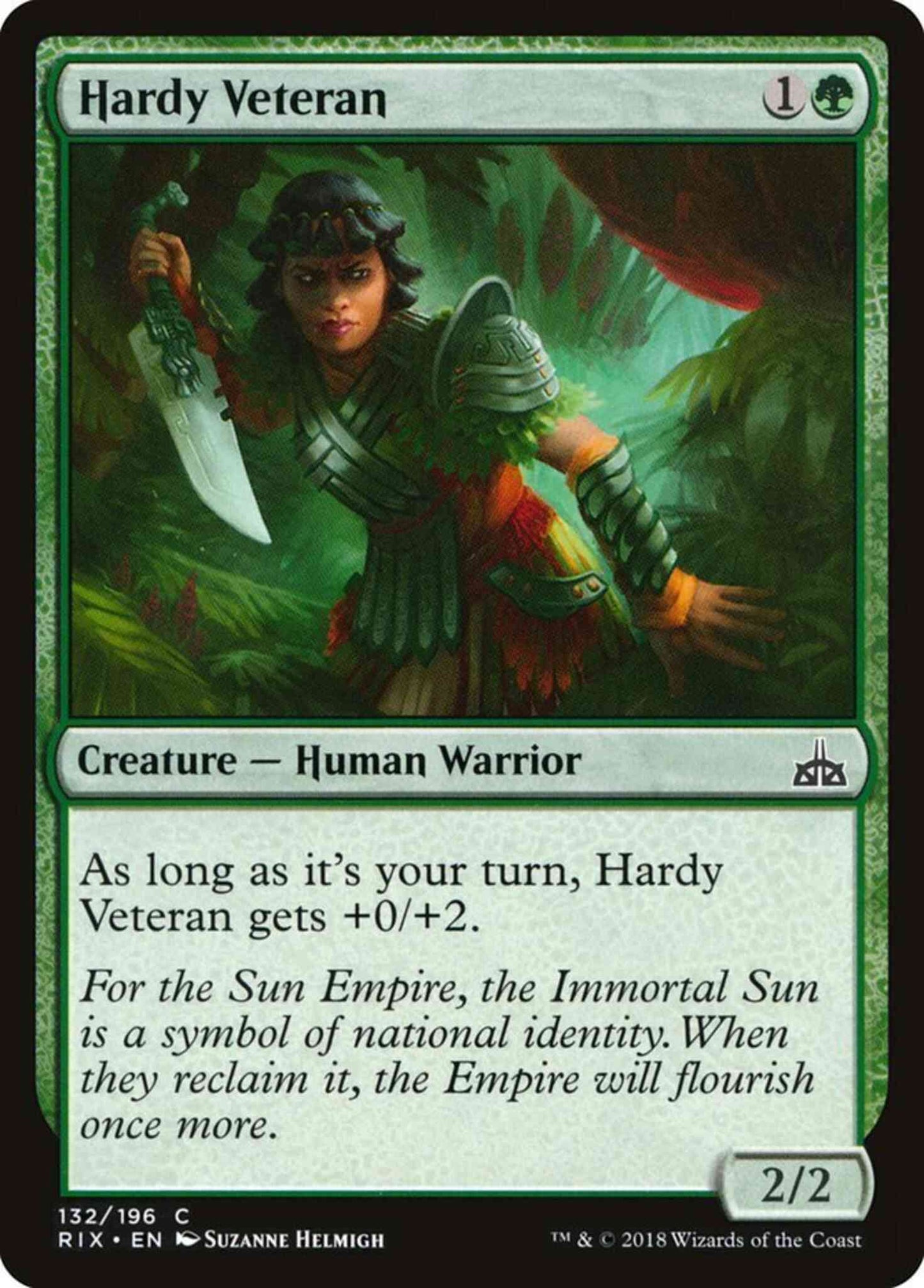 Hardy Veteran [132] [Rivals of Ixalan] [Non-Foil]