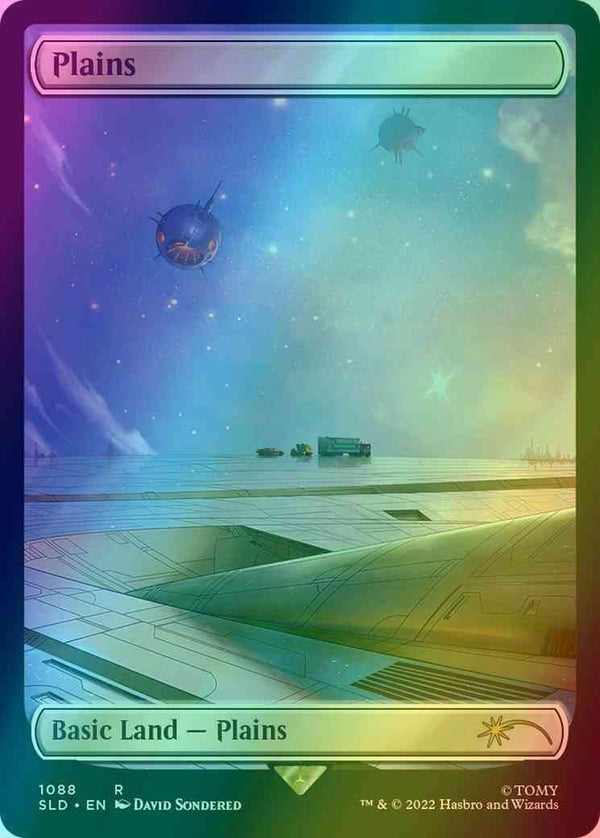 Plains [1088] [Full Art] [Transformers: One Shall Fall] [Secret Lair Drop] [Foil]