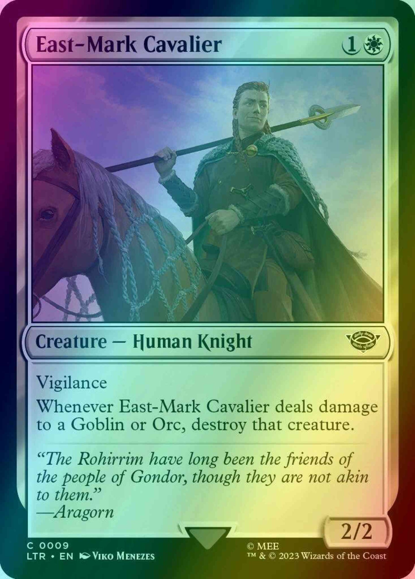 East-Mark Cavalier [9] [The Lord of the Rings: Tales of Middle-earth] [Foil]