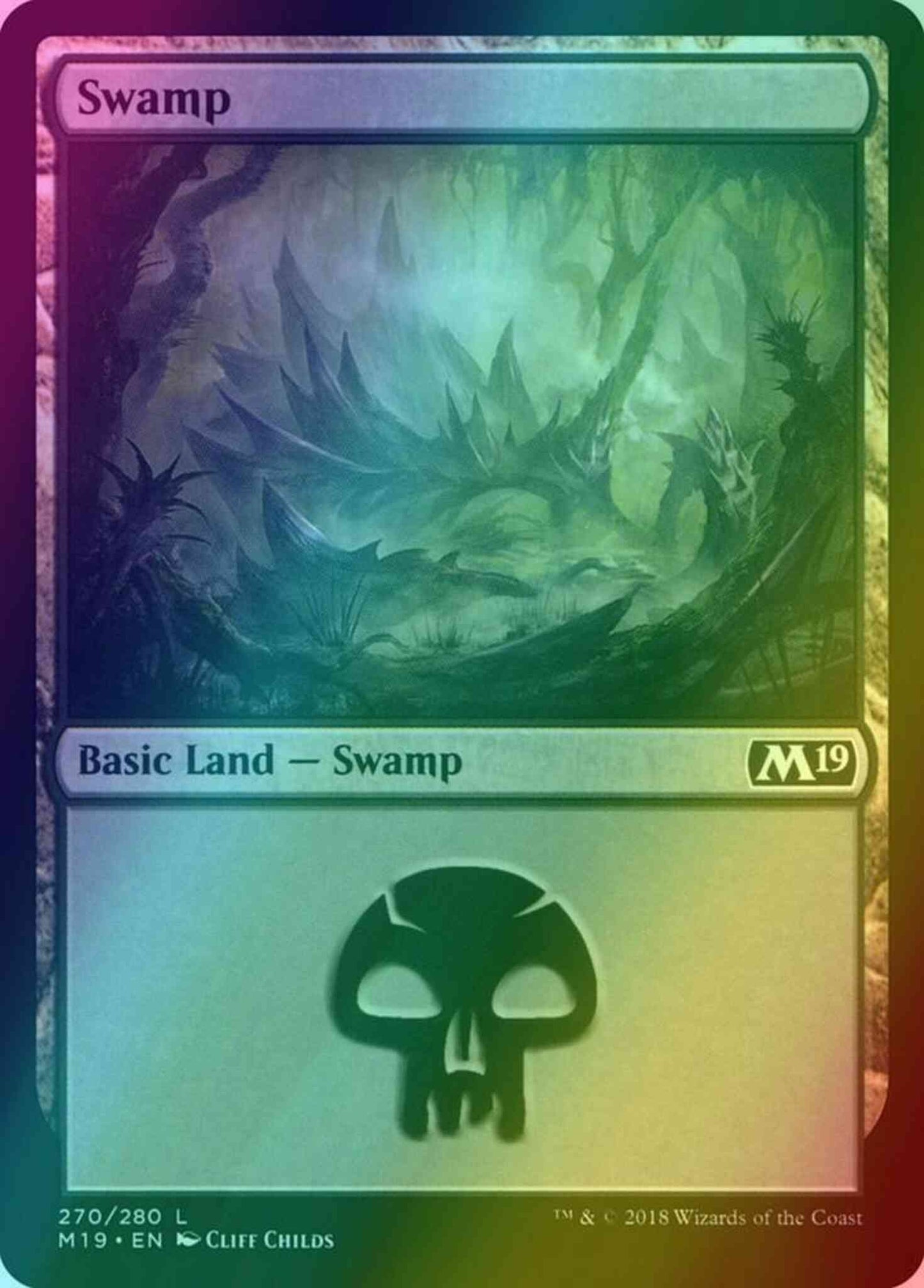 Swamp [270] [Core Set 2019] [Foil]