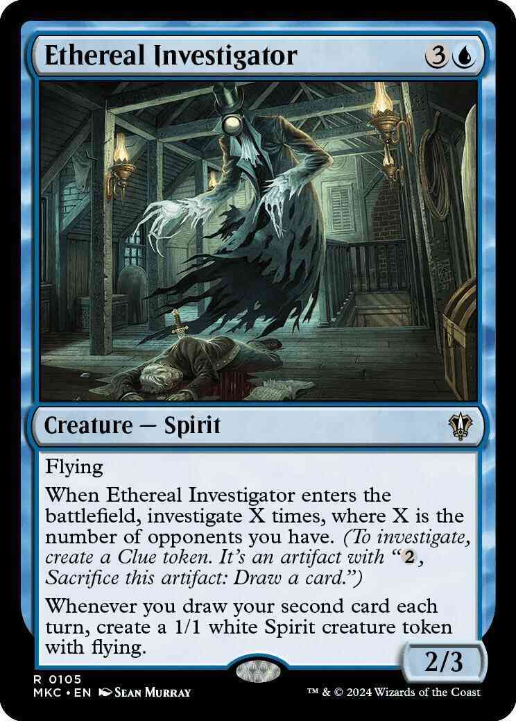 Ethereal Investigator [105] [Murders at Karlov Manor: Commander] [Non-Foil]