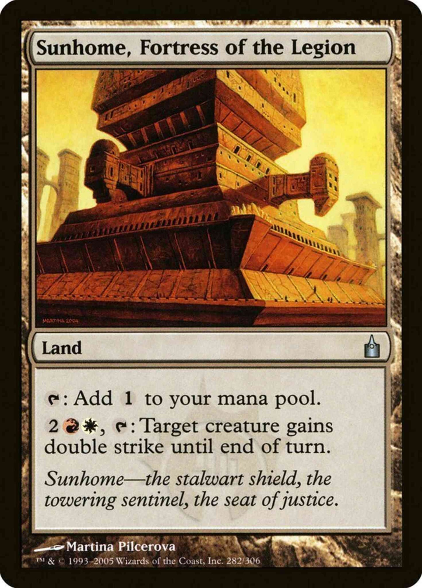 Sunhome, Fortress of the Legion [282] [Ravnica City Of Guilds] [Non-Foil]