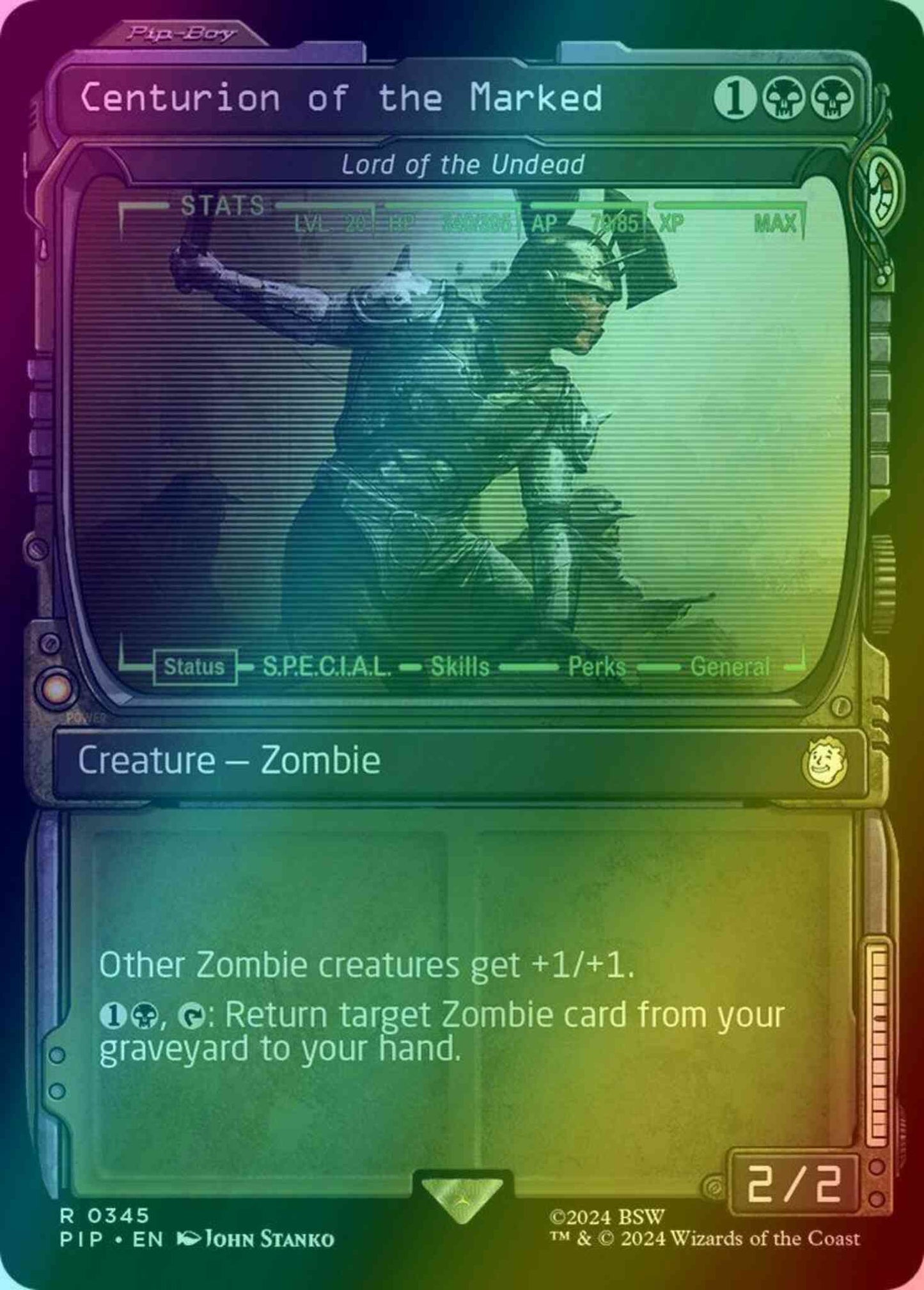 Centurion of the Marked - Lord of the Undead [345] [Pip-Boy Showcase] [Fallout] [Foil]