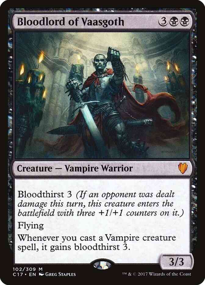 Bloodlord of Vaasgoth [102] [Commander 2017] [Non-Foil]