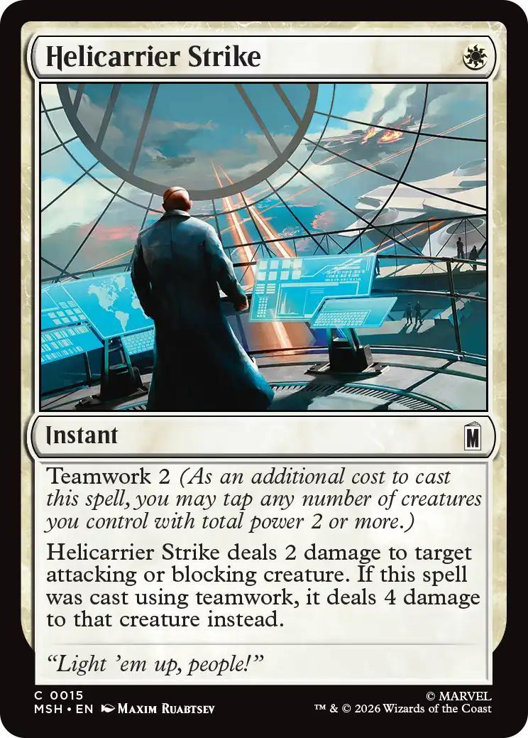 Helicarrier Strike [15] [Marvel Super Heroes] [Non-Foil]