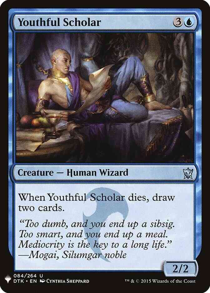 Youthful Scholar [DTK-84] [The List] [Non-Foil]