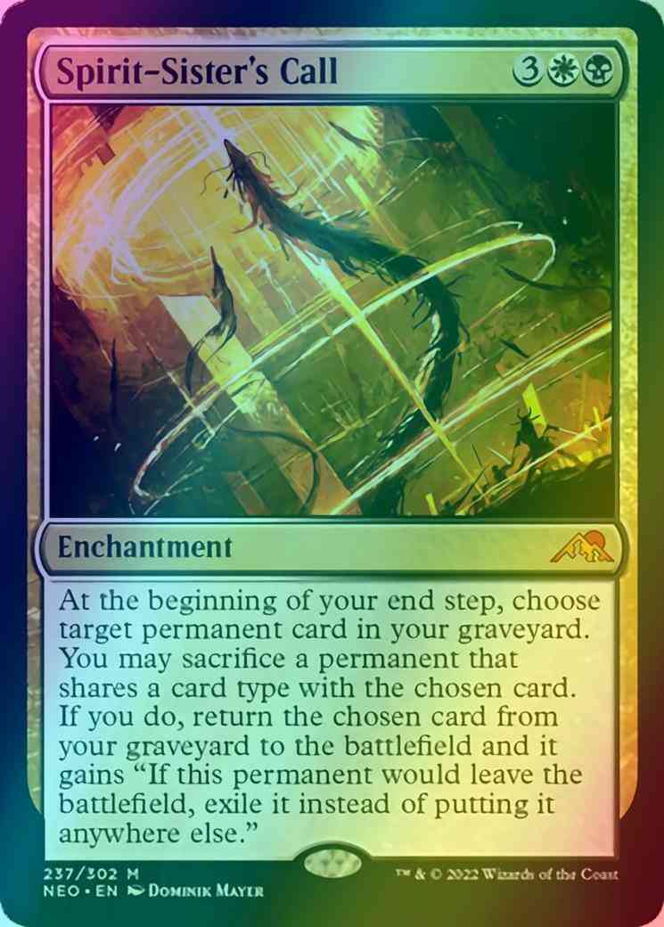 Spirit-Sister's Call [237] [Kamigawa: Neon Dynasty] [Foil]