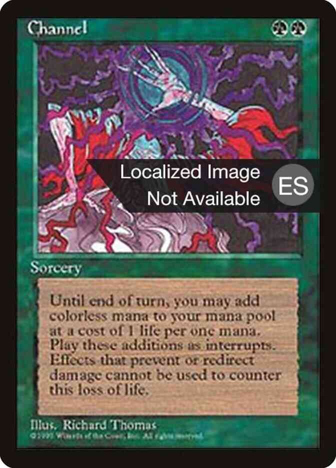 Channel - Spanish [236] [Fourth Edition Black Border: Spanish] [Non-Foil]