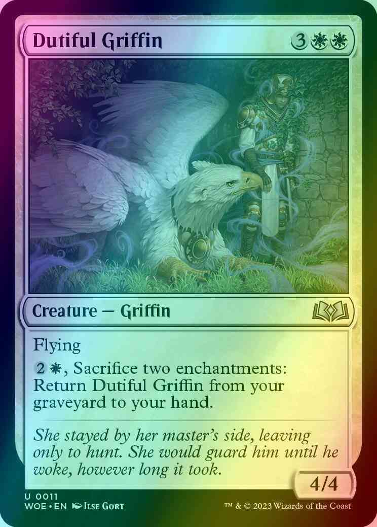 Dutiful Griffin [11] [Wilds of Eldraine] [Foil]