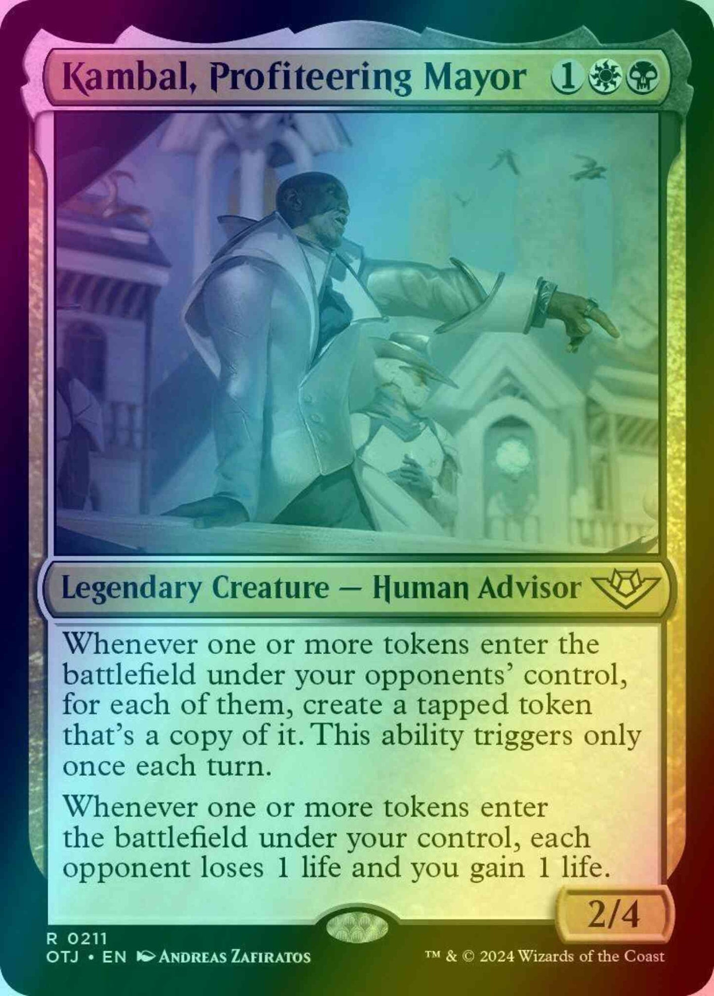 Kambal, Profiteering Mayor [211] [Outlaws of Thunder Junction] [Foil]