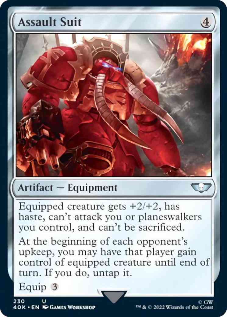 Assault Suit [230] [Universes Beyond: Warhammer 40,000] [Non-Foil]
