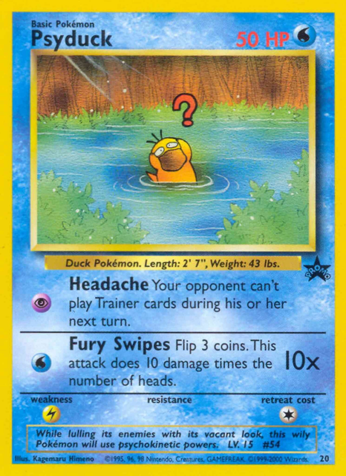 Psyduck - 20/53 - Promo [basep-20] [Non-Holo]