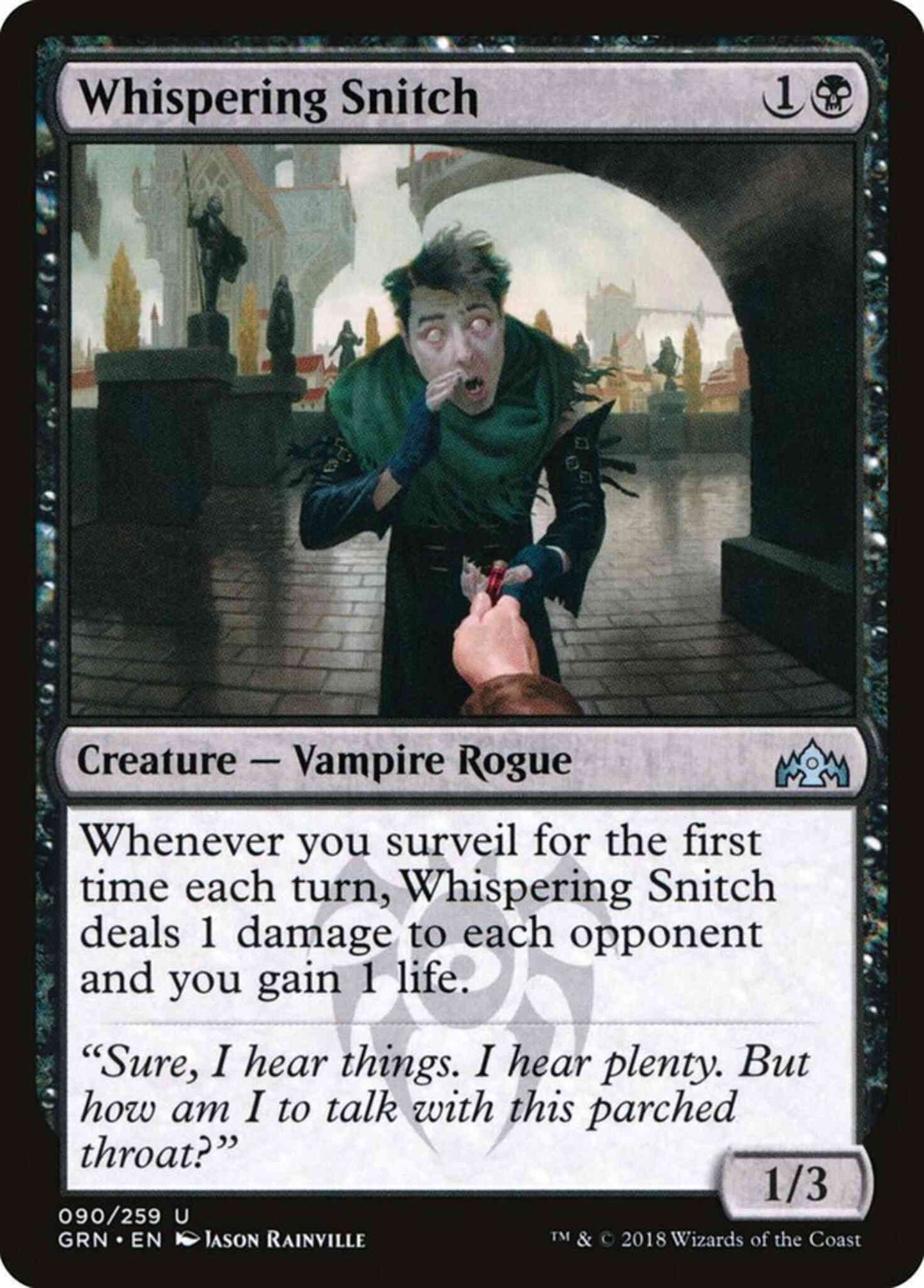 Whispering Snitch [90] [Guilds of Ravnica] [Non-Foil]