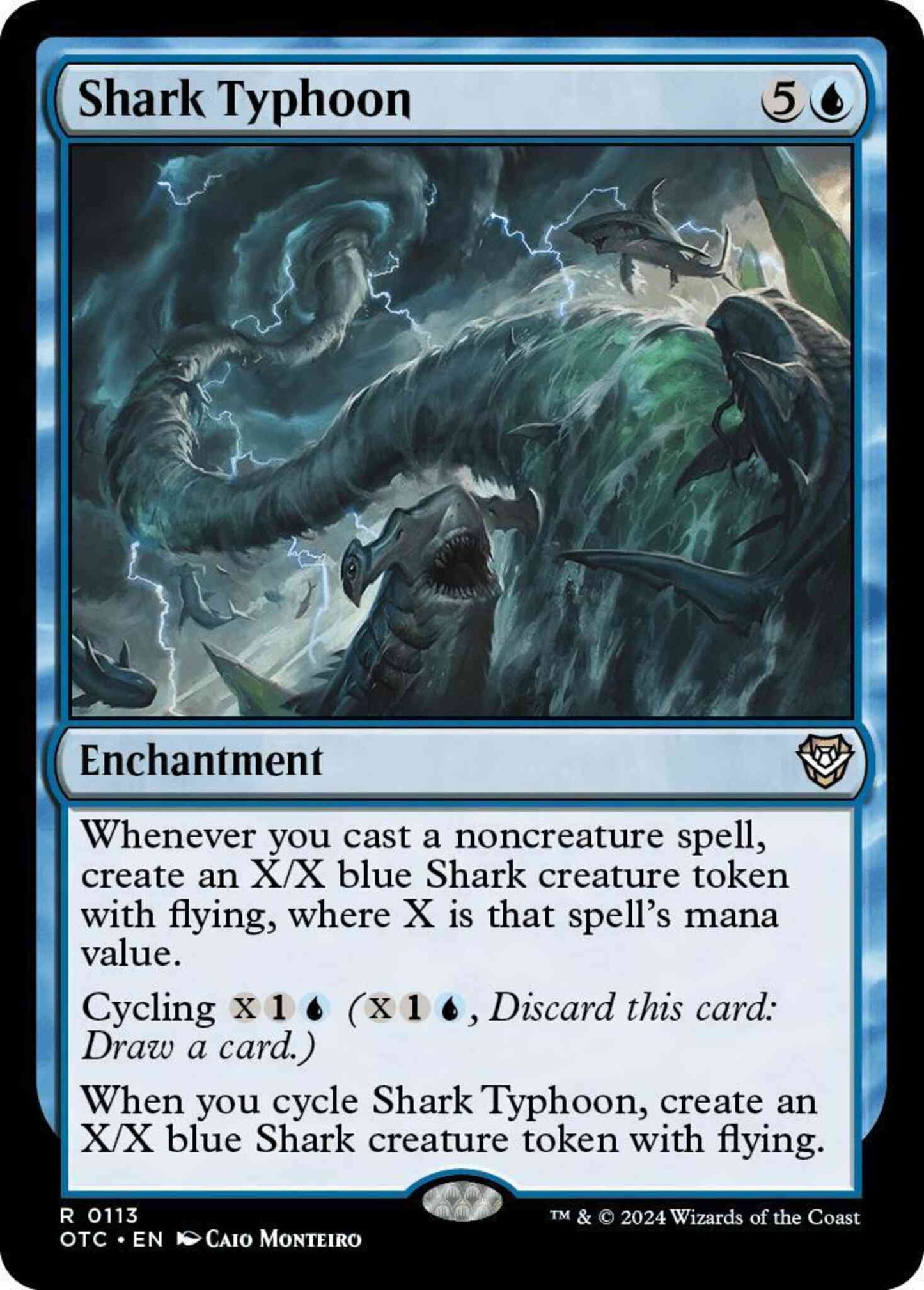Shark Typhoon [113] [Outlaws of Thunder Junction: Commander] [Non-Foil]