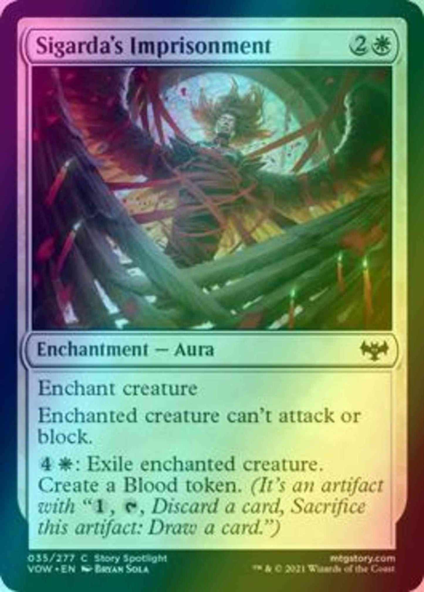 Sigarda's Imprisonment [35] [Innistrad: Crimson Vow] [Foil]