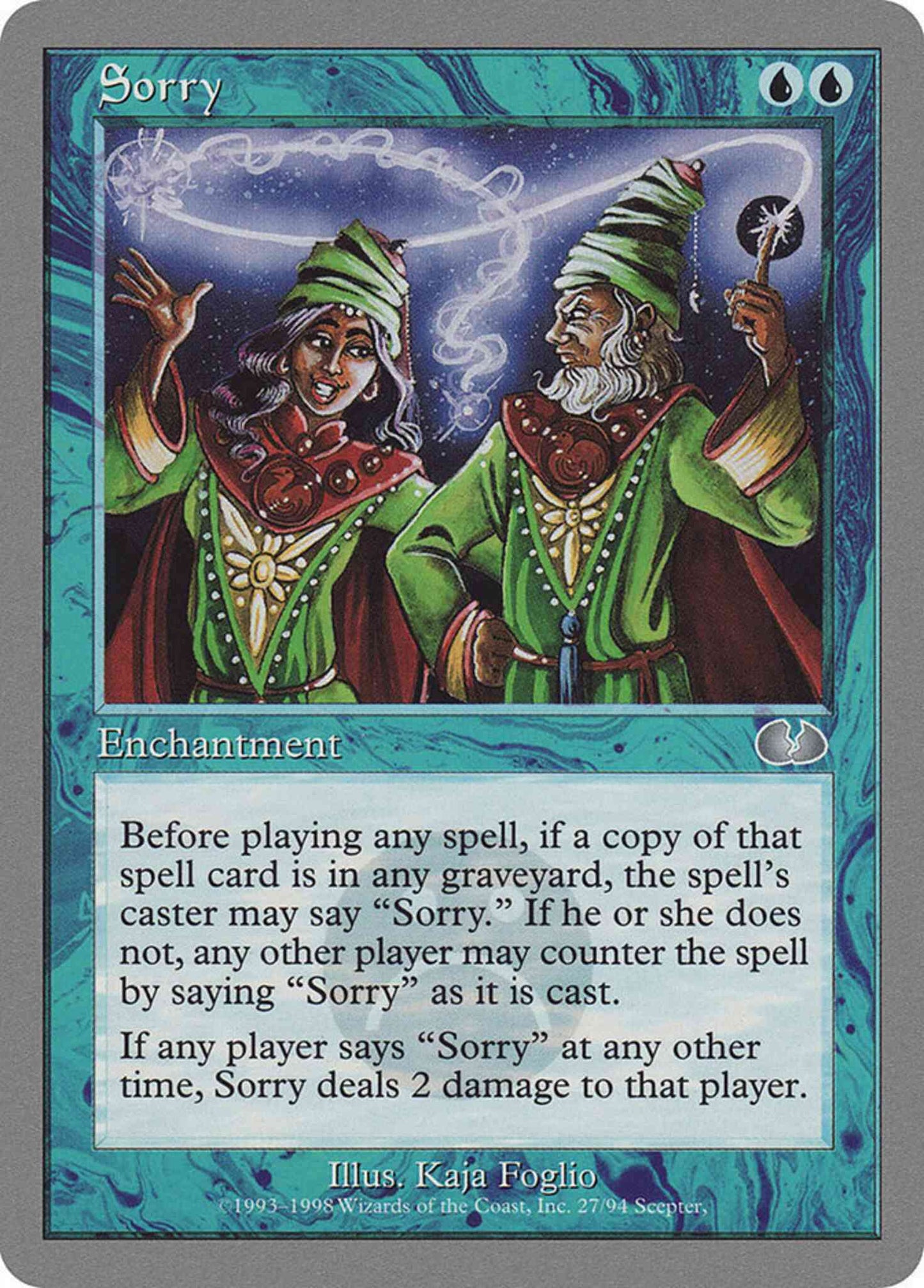 Sorry [27] [Unglued] [Non-Foil]