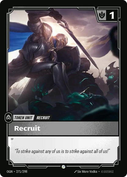 Recruit // Buff - 271/298 [Origins] [Non-Foil]