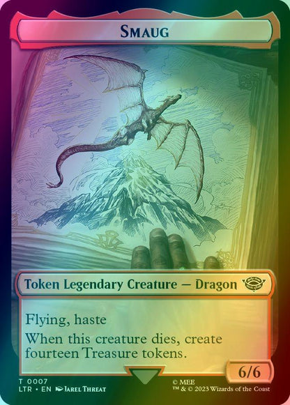 Food Token (11) // Smaug Token (07) [The Lord of the Rings: Tales of Middle-earth: Tokens] [Foil]