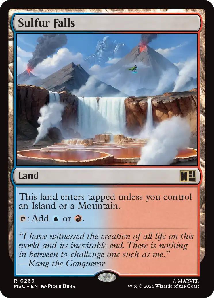Sulfur Falls [269] [Marvel Super Heroes: Commander] [Non-Foil]
